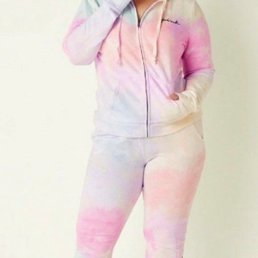 PINK Tie Dye Set